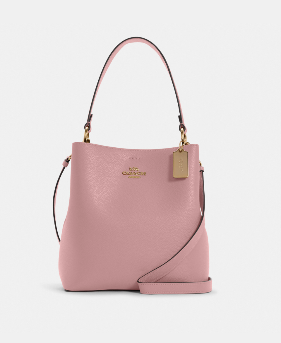 coach outlet Town Bucket Bag in light pink