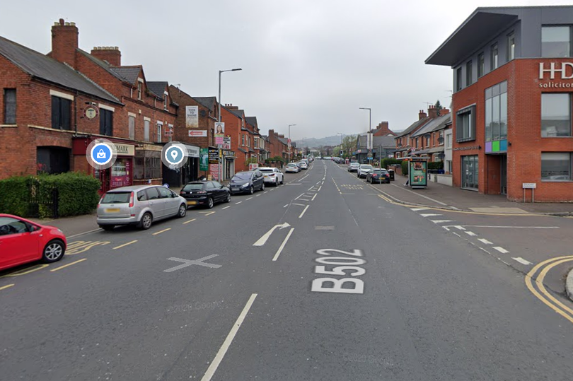 A Google Street View of the Old Park Road in North Belfast