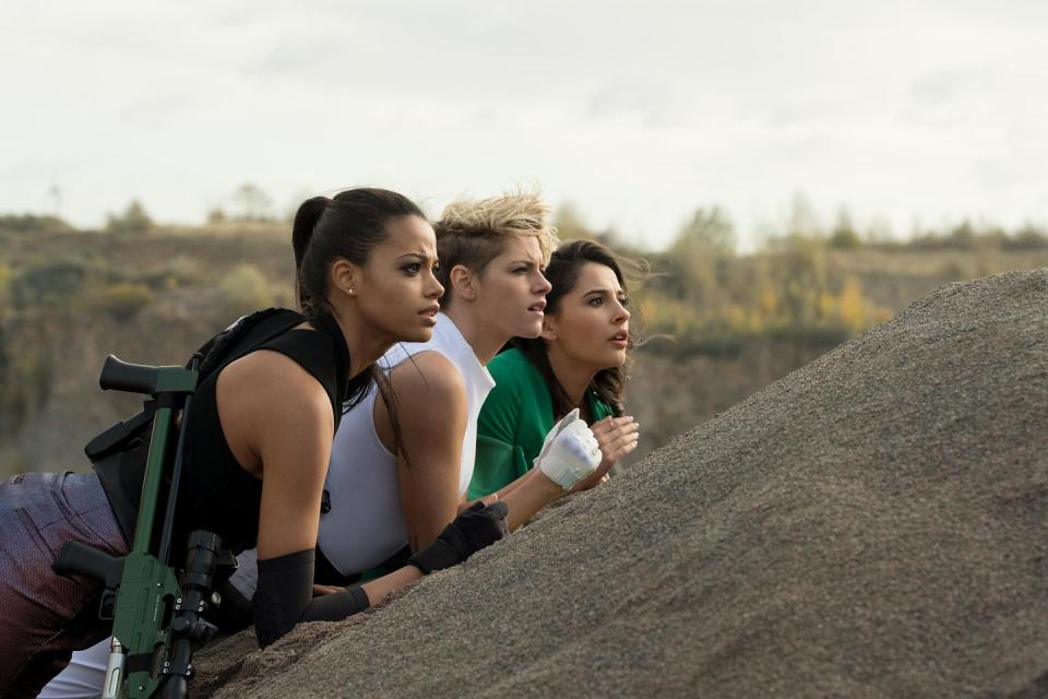 ella balinska, kristen stewart, naomi scott, charlie's angels