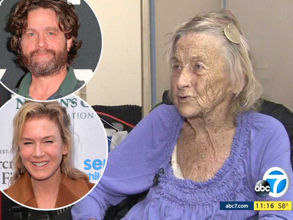 mimi haist Zach Galifianakis Renee zellweger ABC7 Getty