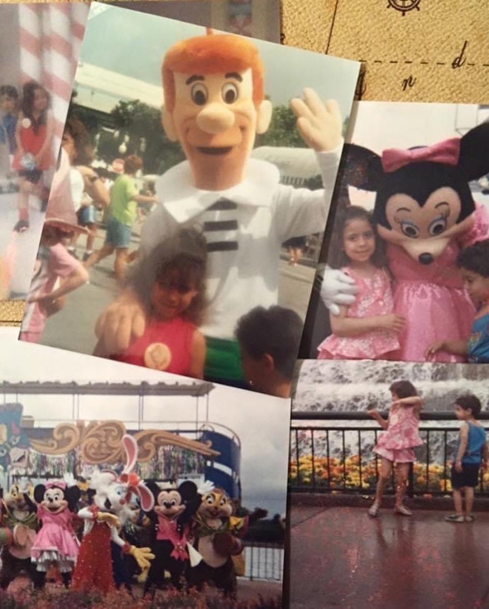 A collection of photos from New Bedford resident Janytzabell (Jany) Rodriguez-Ramos' trip to Disney World and Universal Studios in Orlando, Florida at age 5, paid for and arranged by the Make-a-Wish Foundation.