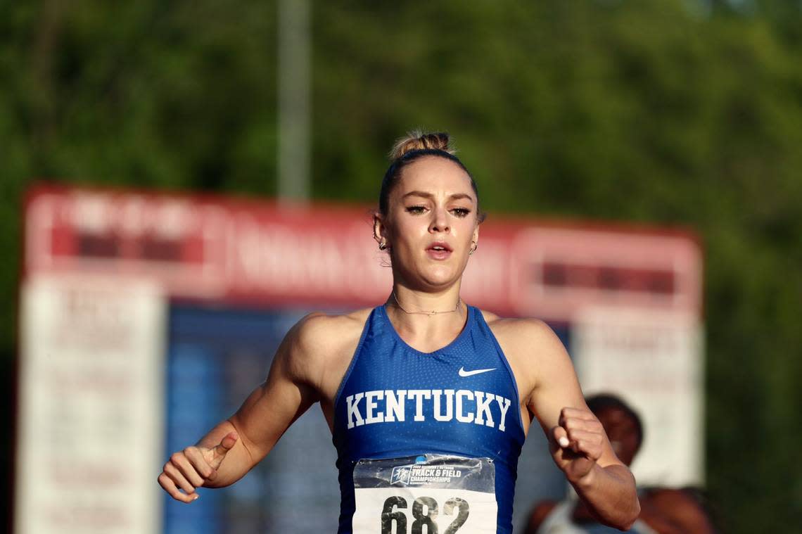 Former Kentucky track star Abby Steiner won the women’s 200 meters at the U.S. Track and Field Championships in June in Eugene, Oregon. Steiner will now run in the World Championships in the same event at the same venue.