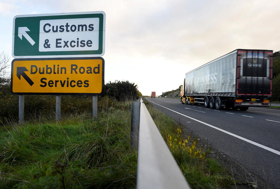 The government warned there will be a hard Irish border in a no-deal Brexit (Picture: Reuters)