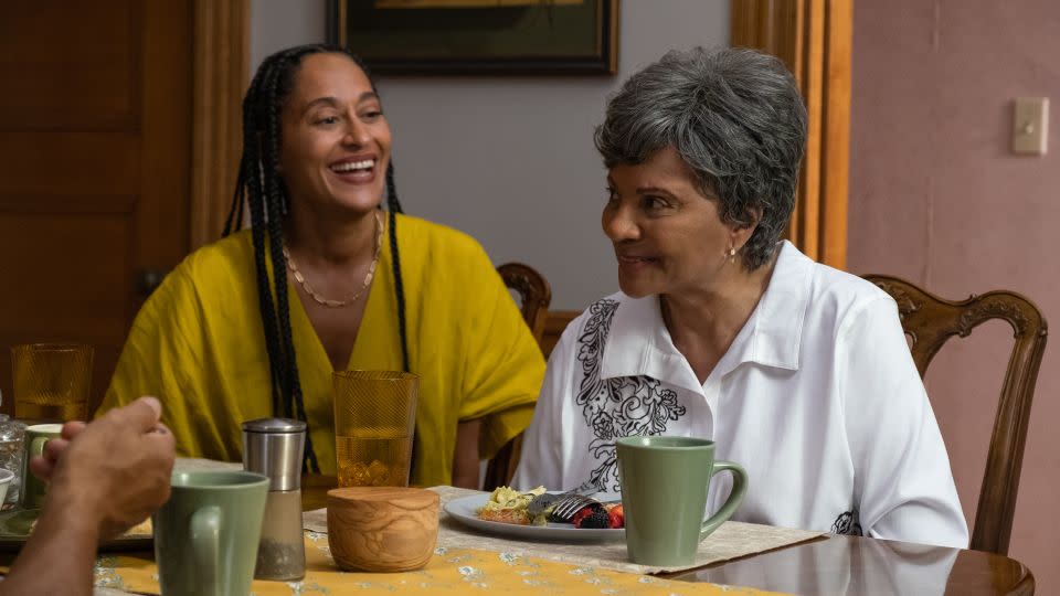 Tracee Ellis Ross stars as Lisa and Leslie Uggams as her mother Agnes in writer/director Cord Jefferson's "American Fiction." - Claire Folger/Orion Releasing