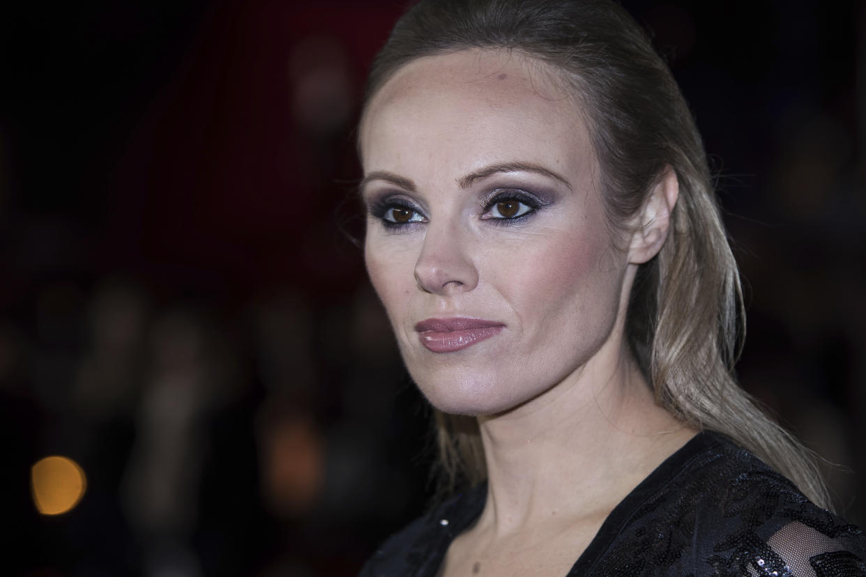 Michelle Dewberry poses for photographers upon arrival at the premiere of the film 'Darkest Hour', in London, Monday, Dec. 11, 2017. (Photo by Vianney Le Caer/Invision/AP)