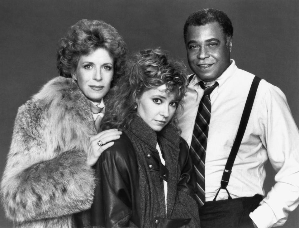 1985: Holland Taylor, Lisa Eilbacher and James Earl Jones for the program 