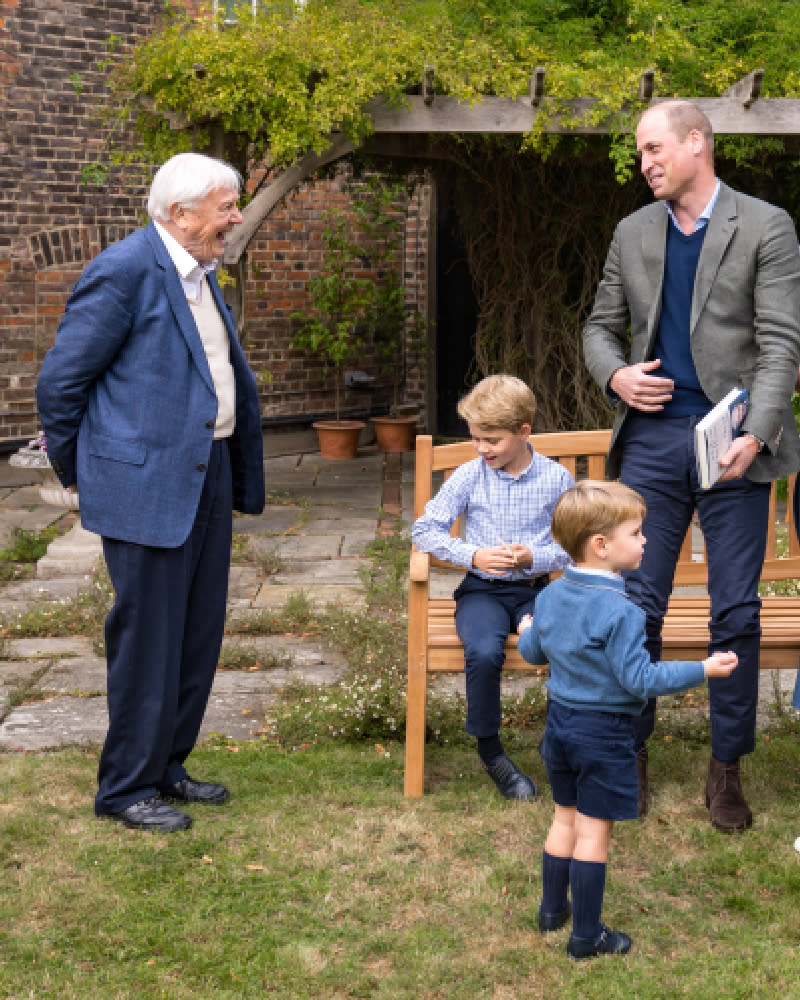 10. The Wales family meet Sir David Attenborough