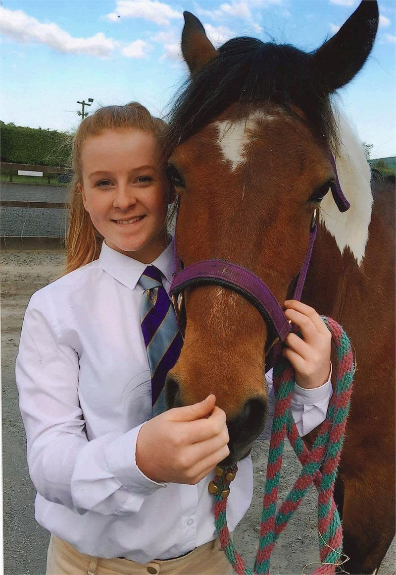 Hannah Bragg was a keen horserider (Picture: SWNS)