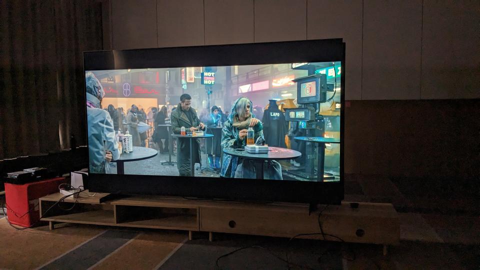 TCL C805 with Blade Runner 2049 on screen
