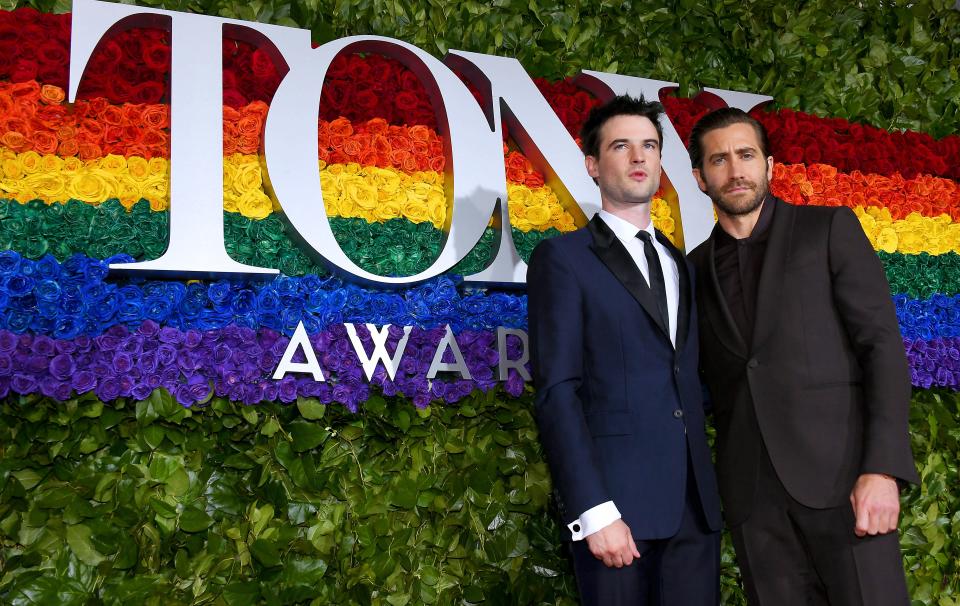 <h1 class="title">Tom Sturridge and Jake Gyllenhaal in Ermenegildo Zegna XXX</h1> <cite class="credit">Photo: Getty Images</cite>