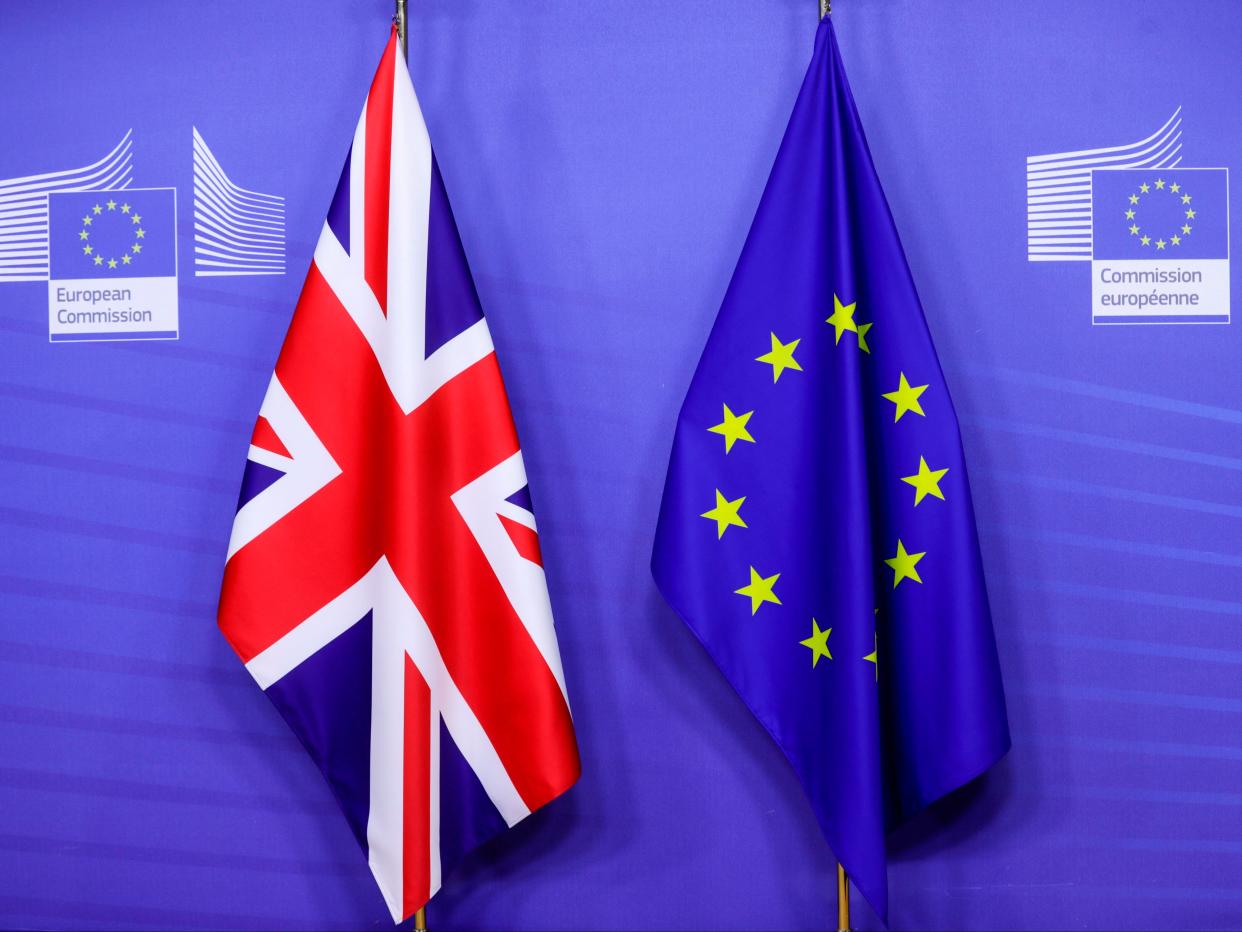 The UK officially left the EU on 31 January 2020 (POOL/AFP via Getty Images)