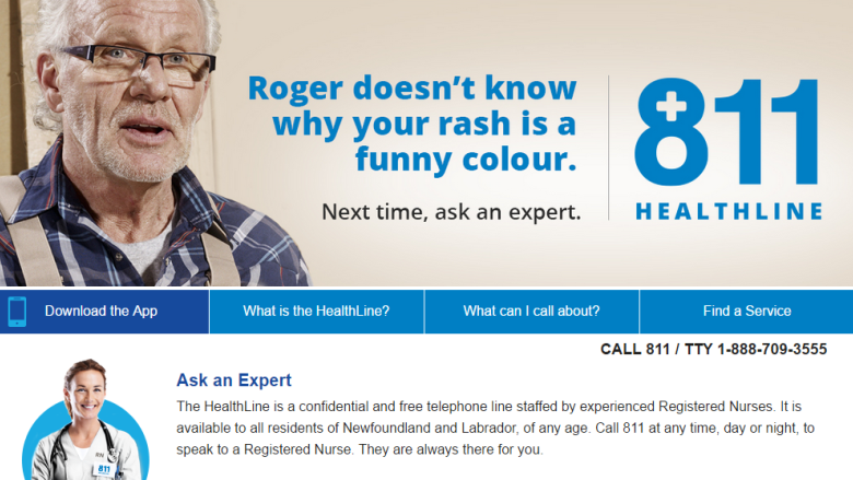 'Does your pee smell kinda strange?': Quirky ads launched for N.L. Healthline