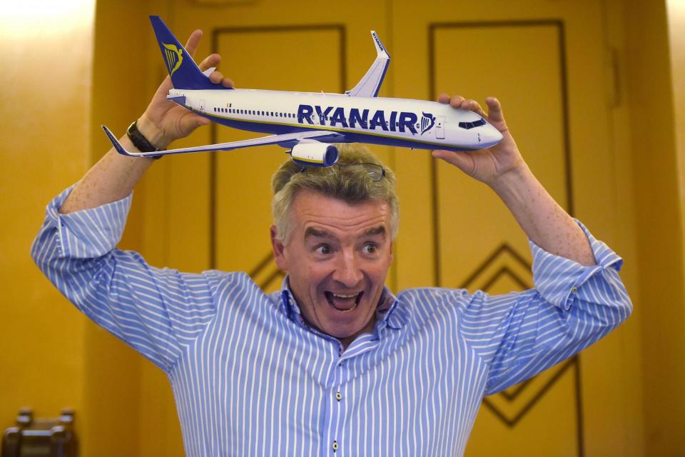 Airline Ryanair is led by Michael O'Leary: AFP/Getty Images