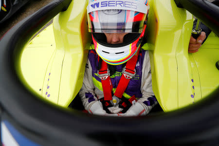 Motorsport - W Series - Hockenheim, Germany - May 4, 2019 Britain's Alice Powell during qualifying REUTERS/Kai Pfaffenbach