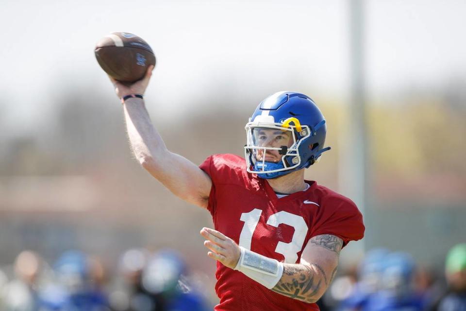 North Carolina State transfer Devin Leary will replace projected first-round NFL Draft pick Will Levis as Kentucky football’s starting quarterback in 2023.