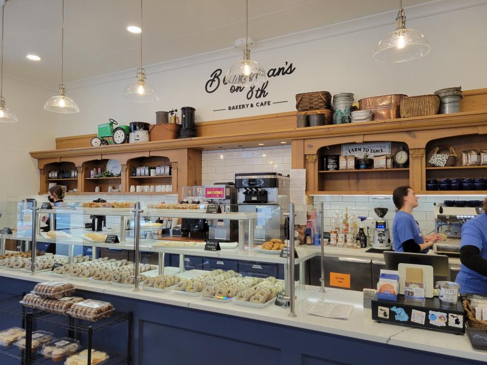 The bakery at Bowerman's on Eighth offers donuts, muffins and other baked goods. More foodstuffs are available throughout the farm market.