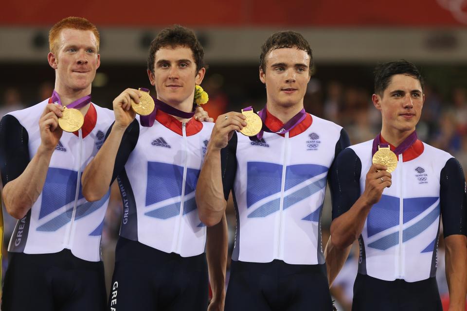 Thomas was part of the GB team to defend the team pursuit gold medal at London 2012 (Getty Images)
