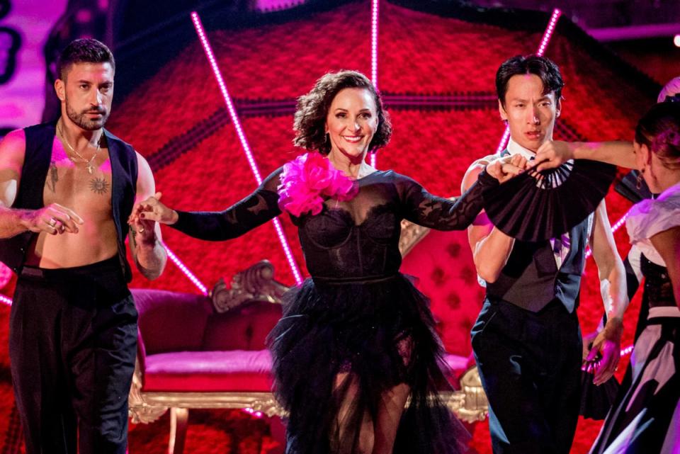 Ballas during ‘Strictly’’s 2023 launch show (BBC/Guy Levy)