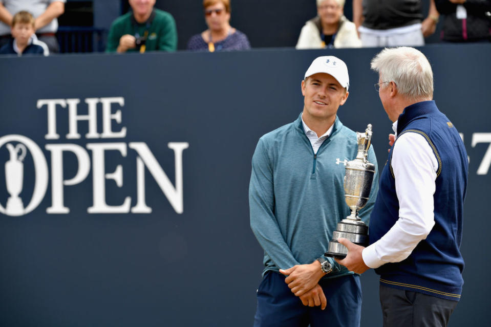 Defending Open champion Jordan Spieth has surrendered the Claret Jug; who will win it this year? (Getty)