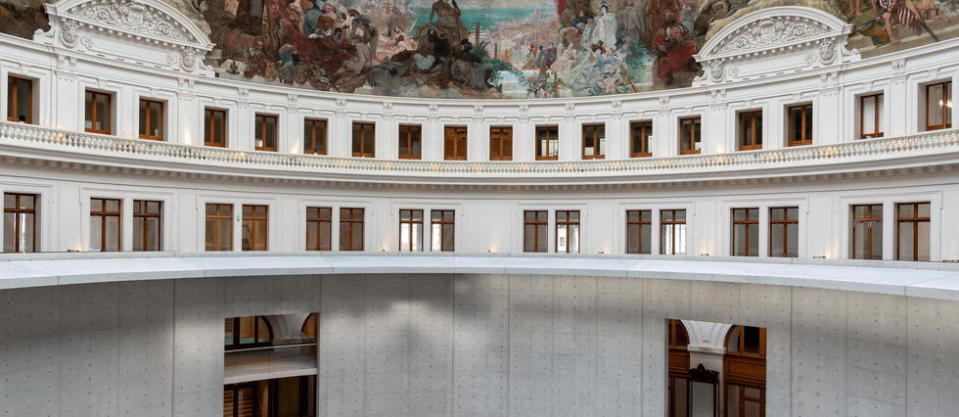 La Bourse de commerce à Paris.
