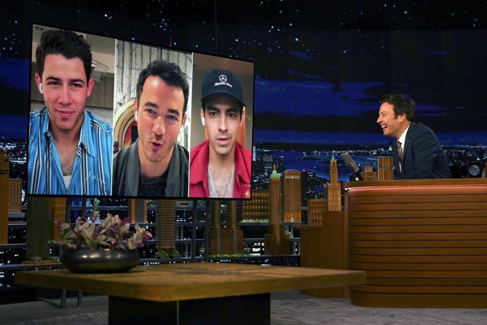 Nick Jonas, Kevin Jonas, and Joe Jonas of Jonas Brothers