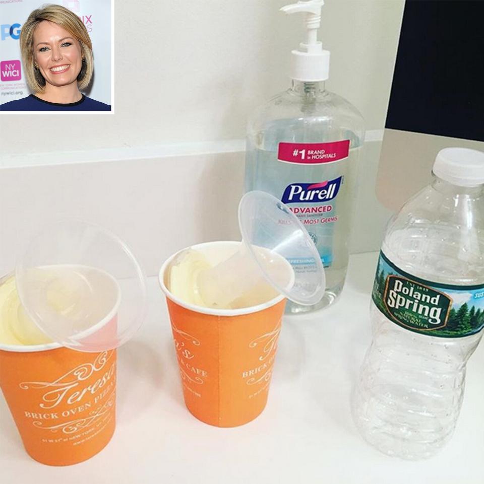 On her first week back at <em>Today</em> following the birth of son Calvin, Dreyer forgot her pump bottles at home — and <a href="http://people.com/babies/dylan-dreyer-forgets-bottles-pumps-milk-into-cups/" rel="nofollow noopener" target="_blank" data-ylk="slk:shared an easy hack;elm:context_link;itc:0;sec:content-canvas" class="link ">shared an easy hack</a> with Instagram followers: cups! "When you forget bottles to pump into, you improvise," she wrote, adding, "Hey … I'm proud of myself for making it to Friday before this happened! #workingmom #cantgetitrightallthetime."