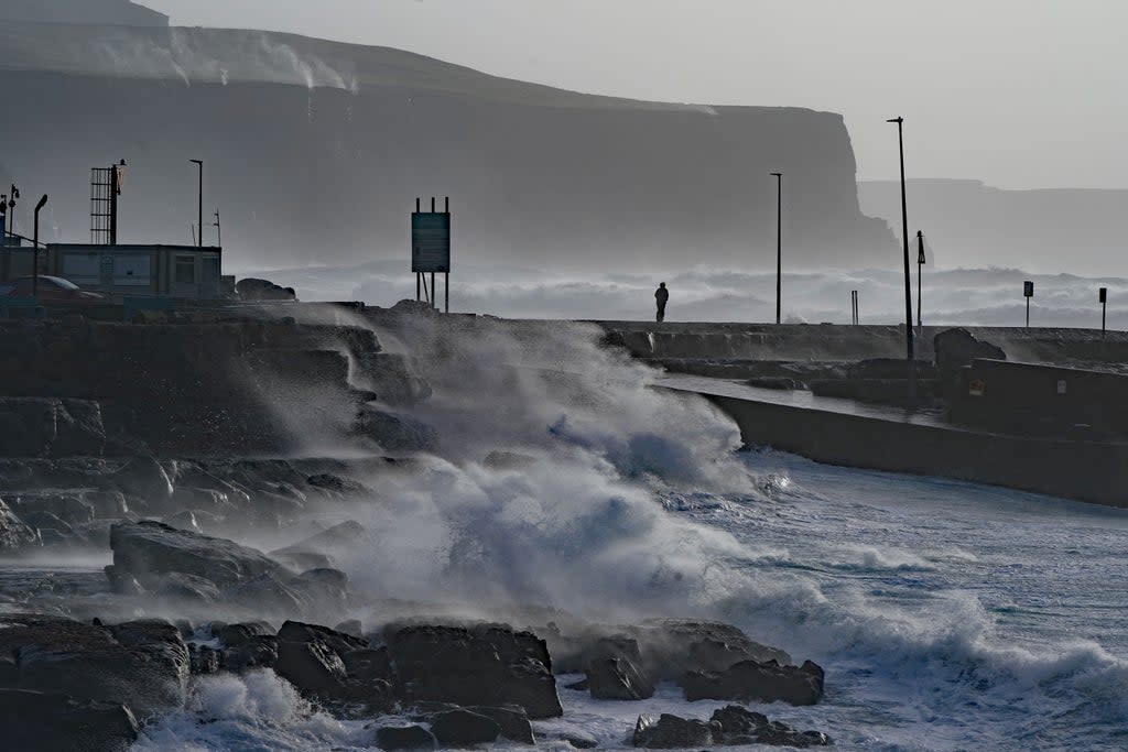 Storm Franklin has sparked evacuations in parts of the UK and caused widespread rush-hour travel disruption (Niall Carson/PA) (PA Wire)