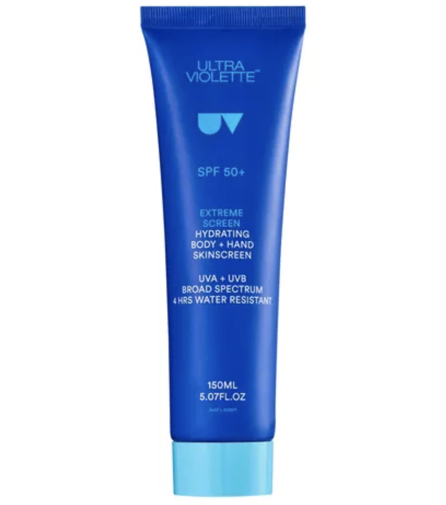 Ultra Violette Extreme Screen Hydrating Body & Hand Skinscreen SPF 50+. PHOTO: Sephora