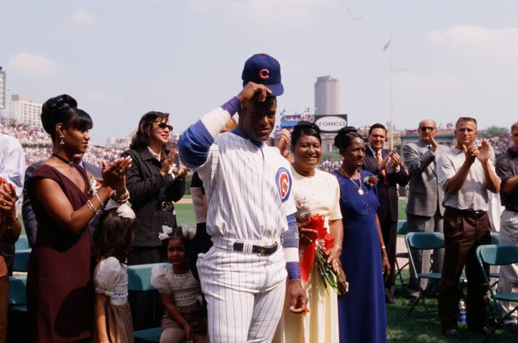 Sammy Sosa is unlikely to be spotting at Wrigley Field any time soon. (Getty Images/Sporting News)