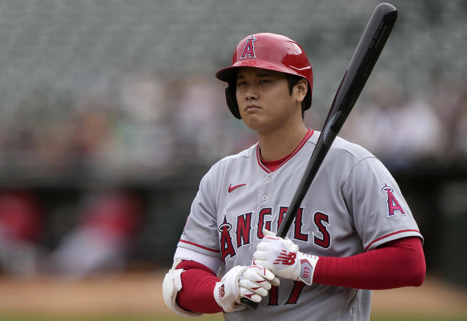 天使在宣布不賣大谷翔平、轉當買家後，戰績便一落千丈。（MLB Photo by Thearon W. Henderson/Getty Images）