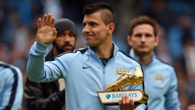 Sergio Aguero was last season's top scorer in the Premier League.