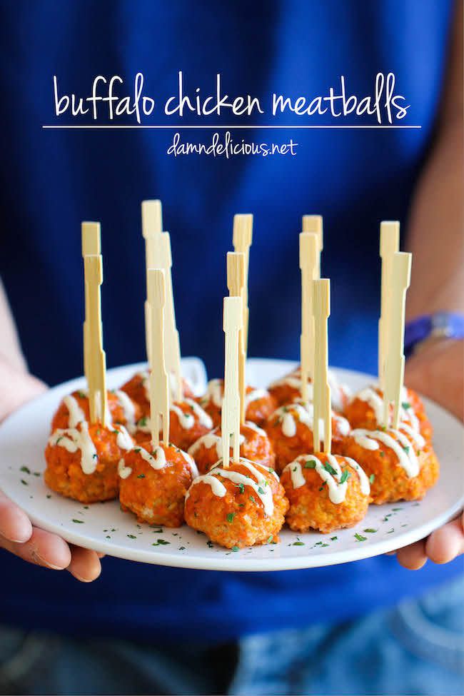 Buffalo Chicken Meatballs