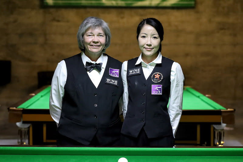 葉蘊妍（右）（圖：World Women’s Snooker）