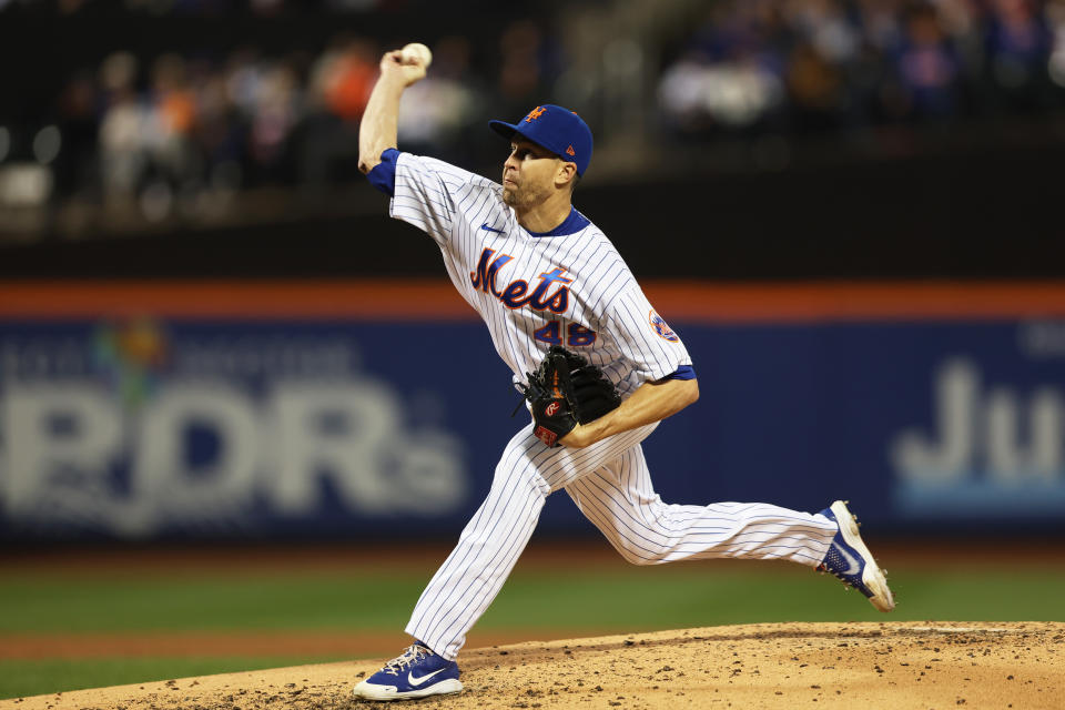 Jacob deGrom投入自由市場。（Photo by Rob Tringali/MLB Photos via Getty Images）