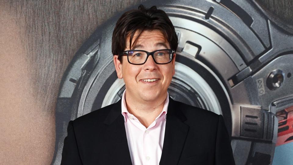 Michael McIntyre in a suit on the red carpet