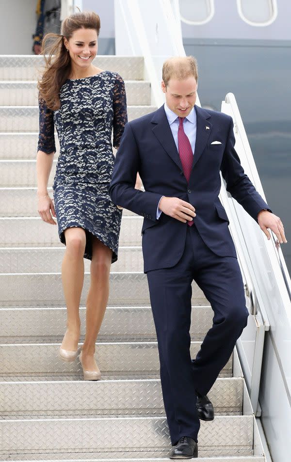 <p>Showing a penchant for more lace Erdem while arriving at the Macdonald-Cartier International Airport in Ottawa, Ontario, Canada.</p>