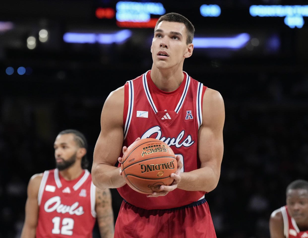 Vlad Goldin will use his final season of college eligibility to play for Michigan and new head coach Dusty May. (Photo by Porter Binks/Getty Images).