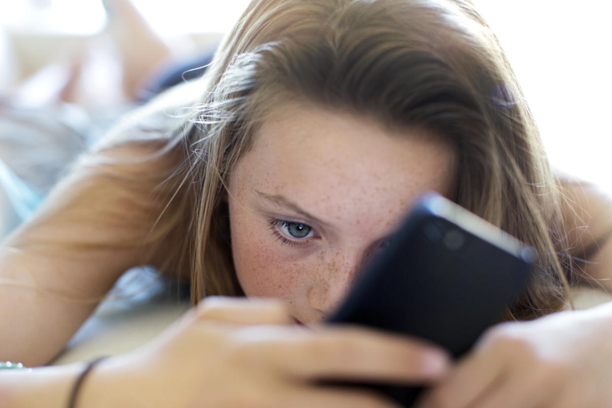 38% of children said it was easier to be themselves online than offline. (Getty)