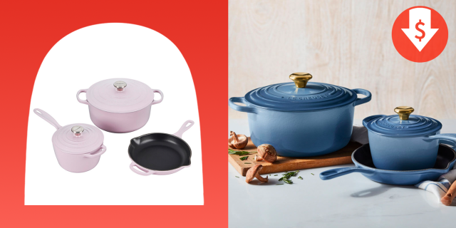  Le Creuset Signature Enameled Cast-Iron Cookware Set