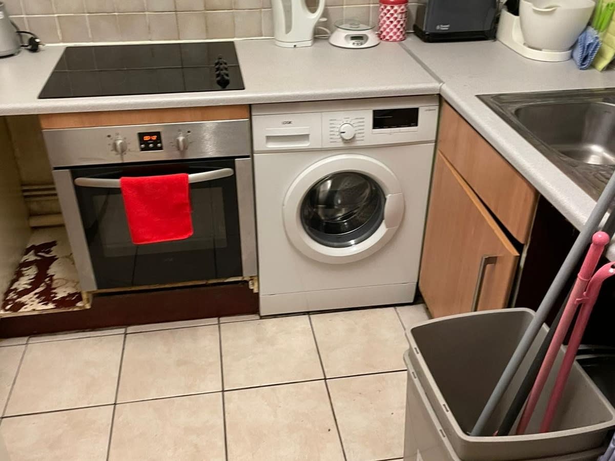 The kitchen is unrecognisable after the clean up. (Kennedy)