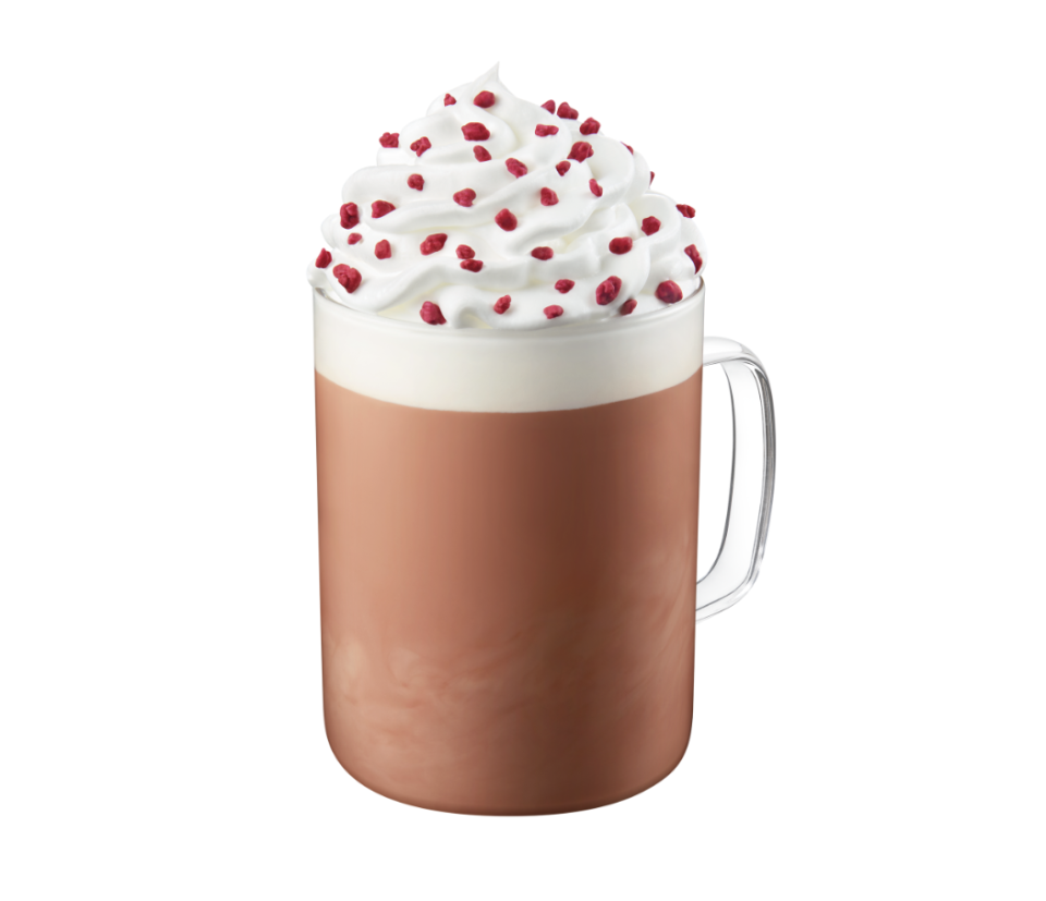 Asia Pacific: Red Velvet Oatmilk Latte