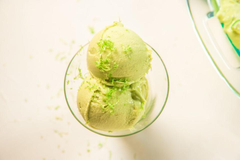 Tropical Avocado Ice Cream