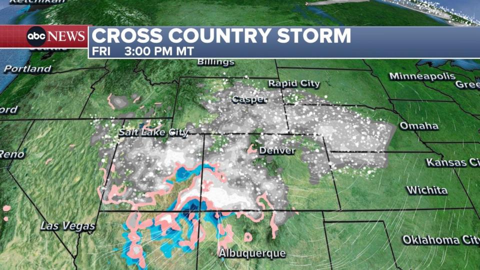 PHOTO: Cross Country storm sweeps through the midwest, Nov. 24, 2023. (ABC News)