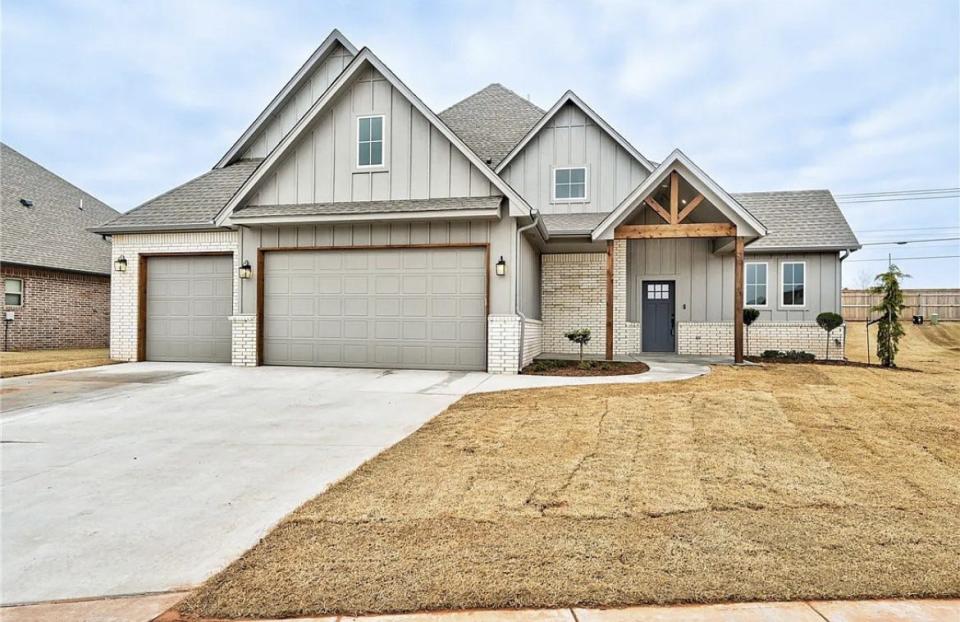 Custom Homes of Oklahoma has 5101 Hambletonian Lane, Mustang, entered in the Spring Parade of Homes on April 21-23 and 28-30.