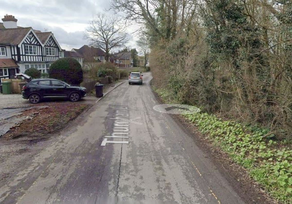 Thurnham Lane in Bearsted (Google Maps)