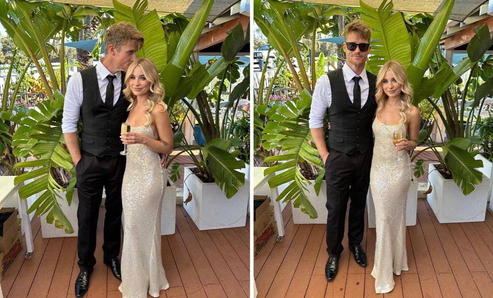 The Bachelor's Richie Strahan and Tiffany Rozman.