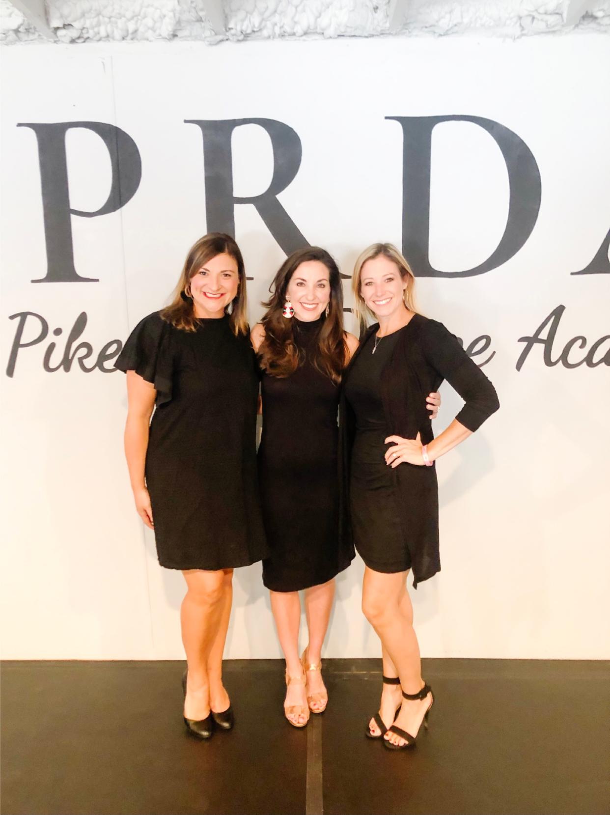 Pike Road Dance Academy competition and creative director Britney Schremser (far left), Academy founder Raquel Whitehead (middle), and dance instructor Lauran Harrision are preparing the Academy's three teams for competition in early February.