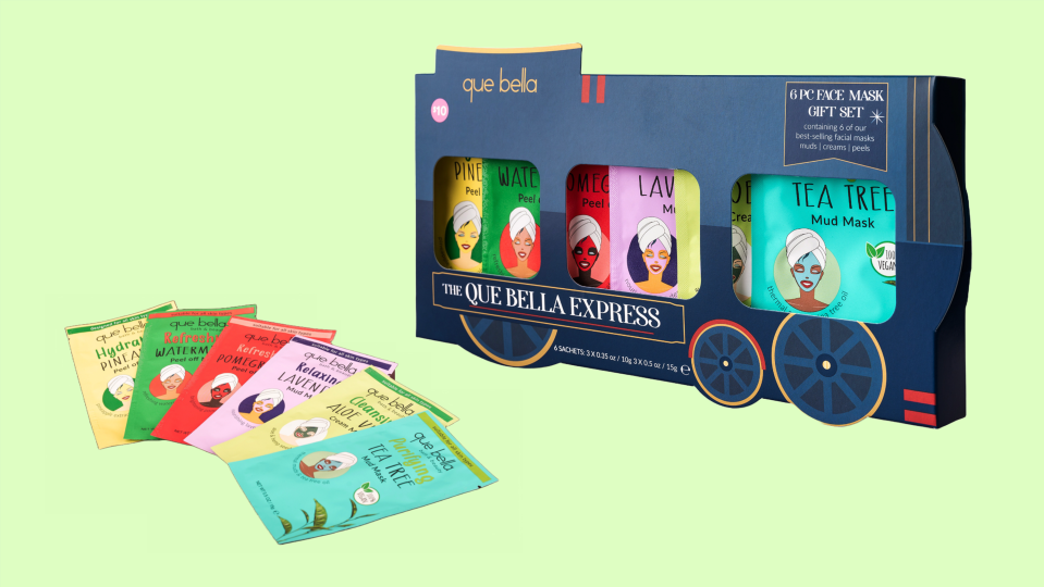 These Que Bella masks keep the skin feeling fresh.