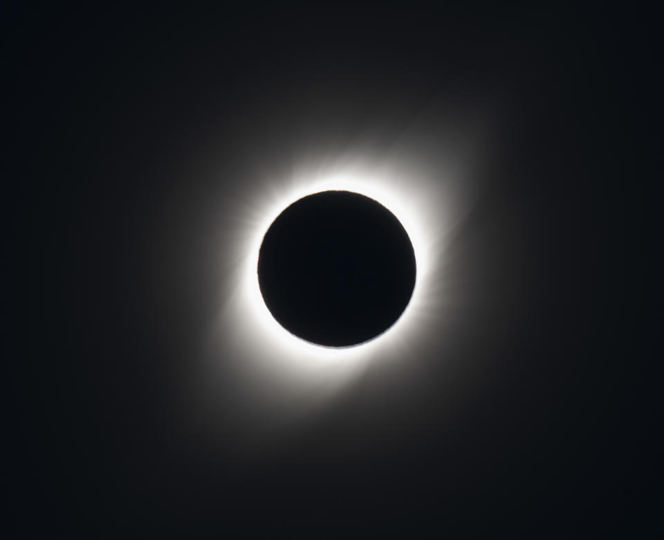 The total solar eclipse as seen from El Molle, Chile, on July 2, 2019. (Photo: Stan Honda/AFP/Getty Images)