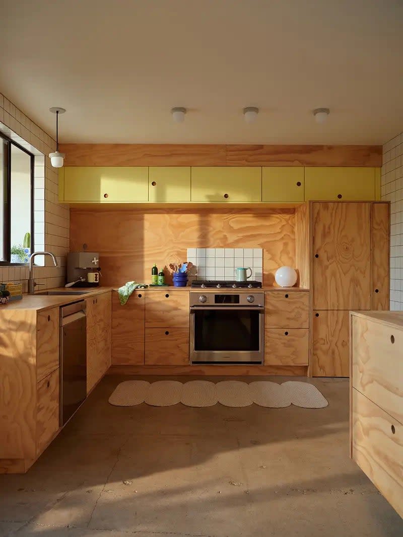 plywood kitchen